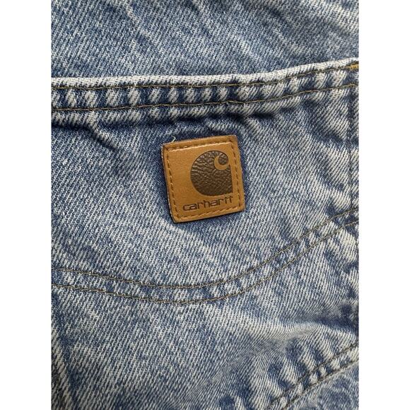 Vintage Carhartt Relaxed Fit Jeans Men’s 36x30 Light Wash USA Made - Picture 3 of 8